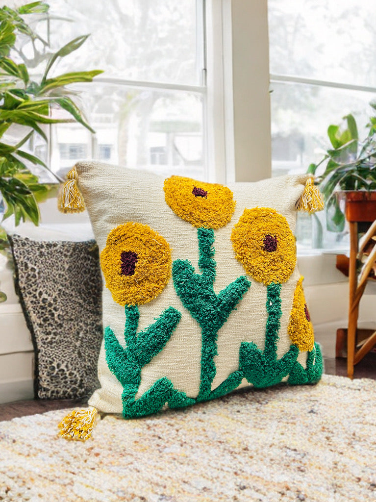 Tufted Cushion Cover (24"x24")