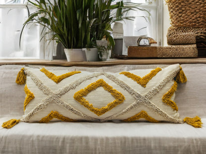 Stylish Tufted Lumber | 14"x36"| Cotton