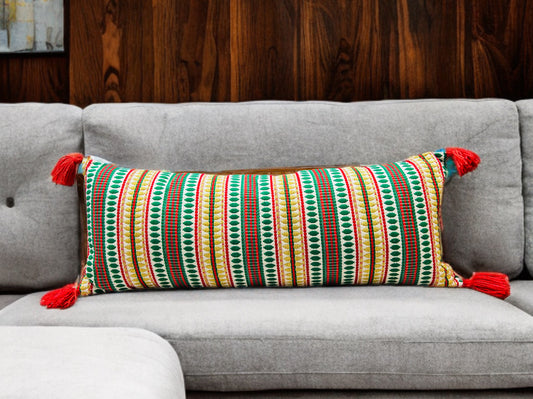 Multi Colour Jacquard Lumber ( 14x36 inch )