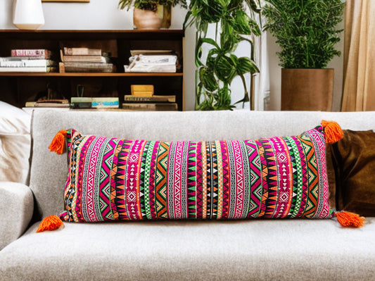 Multi Colour Jacquard Lumber ( 14x36 inch )