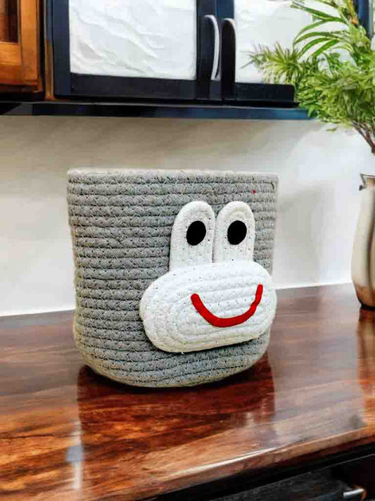 Fun & Functional Animal Face Basket – Ideal for Storage
