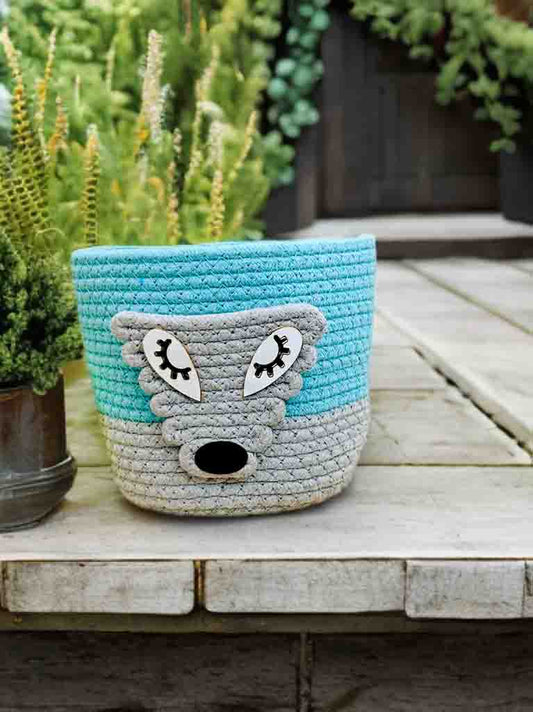 Multi-Purpose Animal Face Basket – Compact, Cute, & Convenient