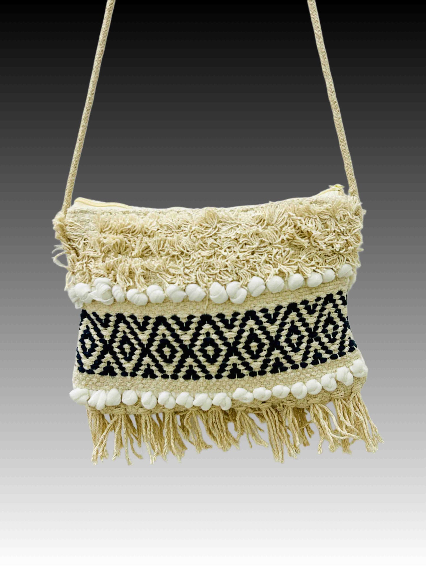 Trendy Boho Sling Bag – Embroidered, Lightweight & Multi-Functional