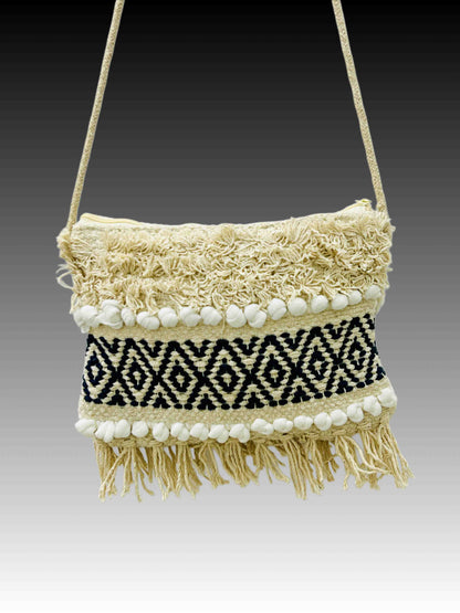 Trendy Boho Sling Bag – Embroidered, Lightweight & Multi-Functional