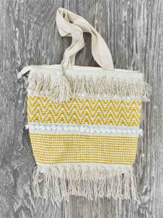 Boho Everyday Tote | 10x10" Bag with Zipper & Handle