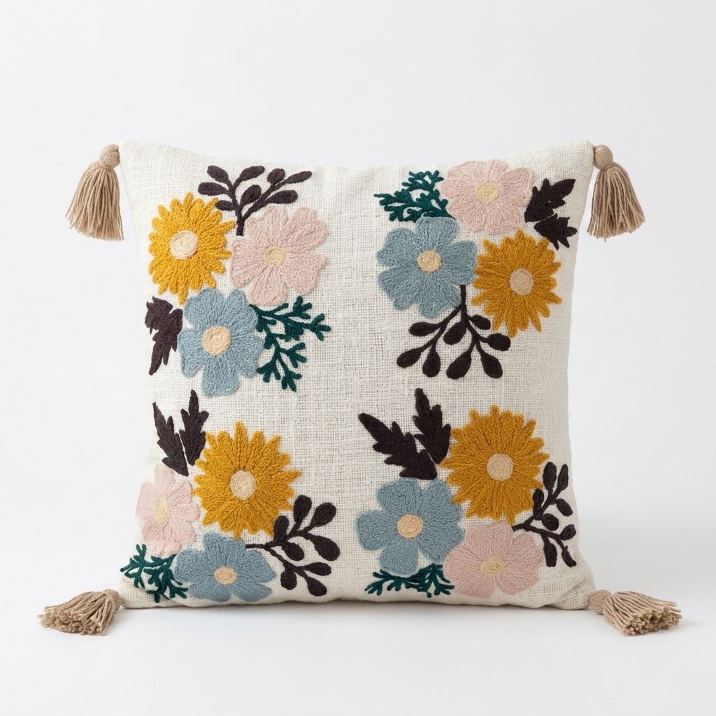 Handcrafted Elegance Cushion