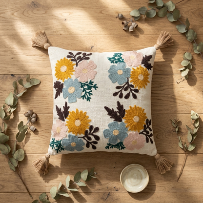 Handcrafted Elegance Cushion