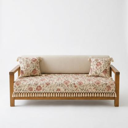 Classic Printed Sofa Runner