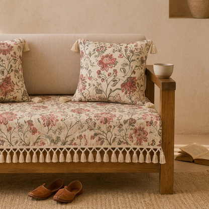 Classic Printed Sofa Runner
