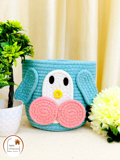 Adorable Animal Face Basket – Perfect Organizer for Any Space