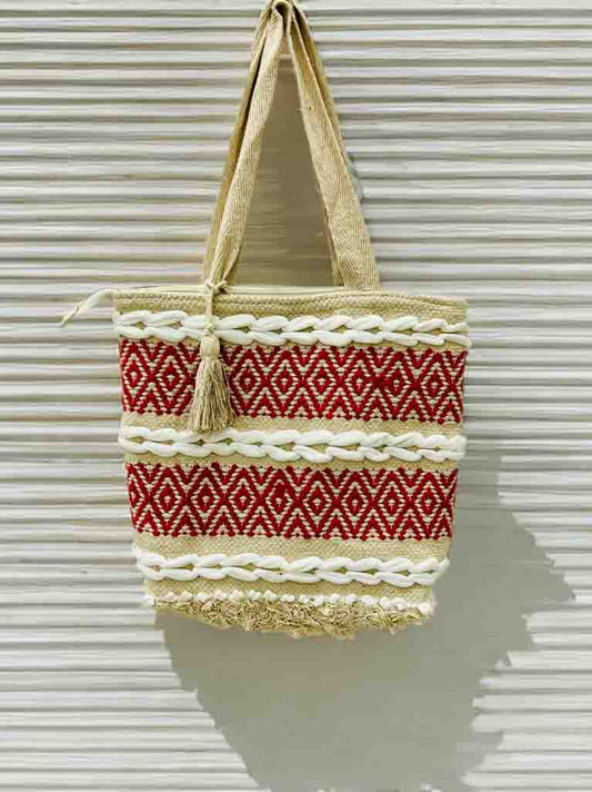 Boho Everyday Tote | 10x10" Bag with Zipper & Handle