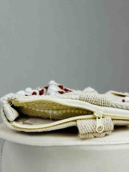 Boho Chic Tote Bag | 10x10” Zippered Handbag for Daily Use