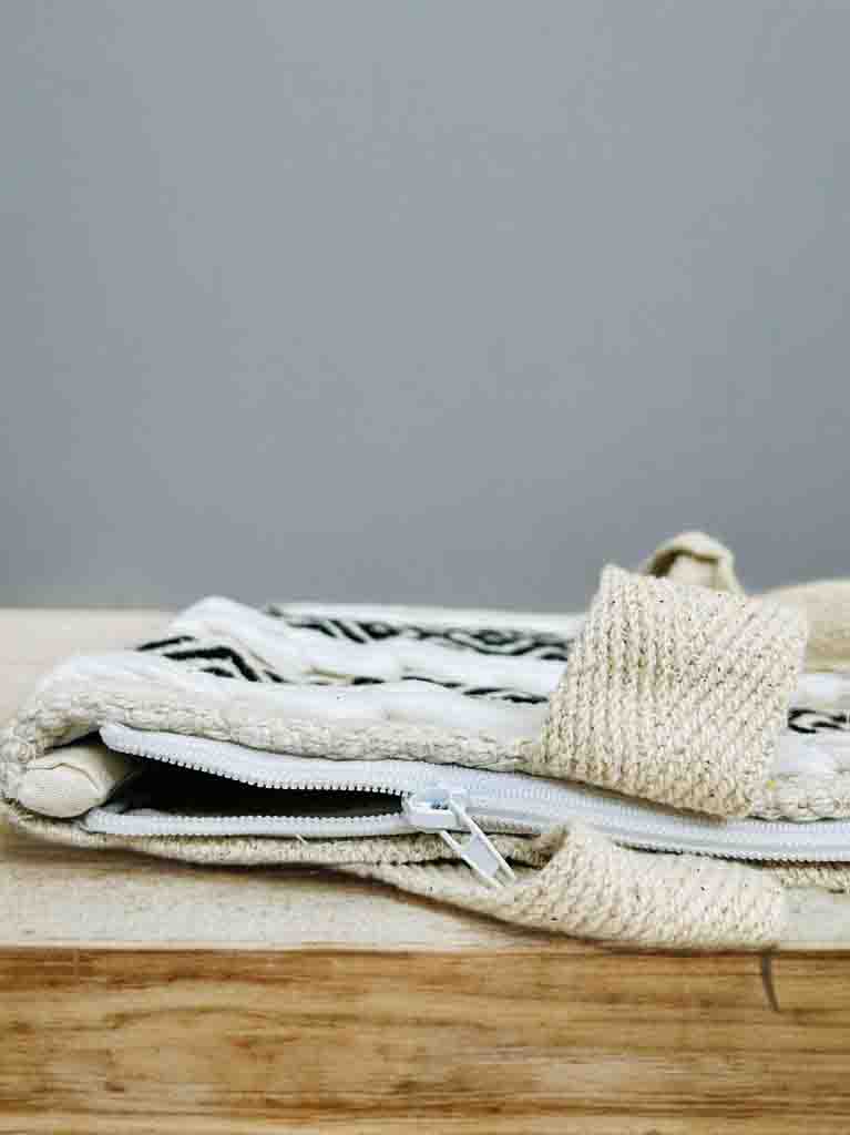 Bohemian Tote Bag with Zipper | 10x10 Inch Everyday Carry
