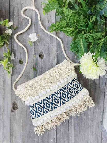Trendy Boho Sling Bag – Embroidered, Lightweight & Multi-Functional