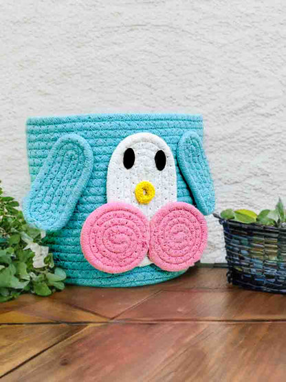 Adorable Animal Face Basket – Perfect Organizer for Any Space