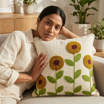Handwoven Cushion Cover